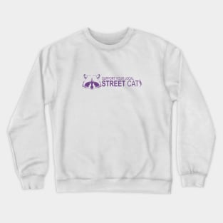 street cats_raccoon2 Crewneck Sweatshirt